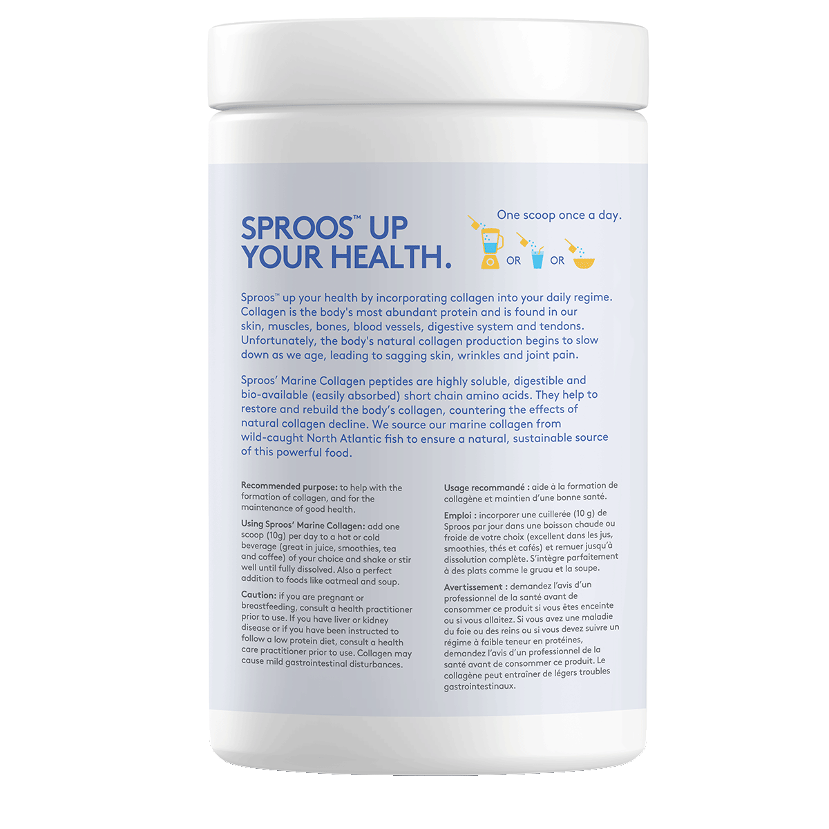 Sproos Marine Collagen - Unflavoured (240g) - Lifestyle Markets